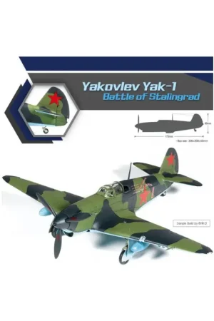Hoge Kwaliteit Plastic modelvliegtuig Yakovlev Yak-1 Battle of Stalingrad Schaalmodel