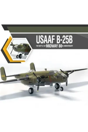 Express Levering USAAF B-25B 80th Anniversary Battle of Midway plastic vliegtuigmodel Schaalmodel