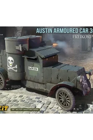 Austin pantserwagen 3e serie: Freikorps Service. Binnenste kit Schaalmodel Weekendaanbieding