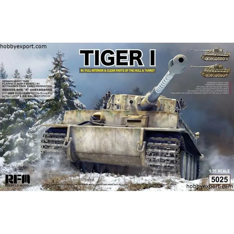 Duitse tiger i vroege productie wittmanns tiger speciale prijs Schaalmodel Bestel Nu
