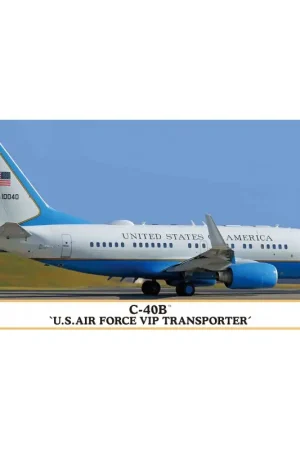 C-40B USAF Luchtmacht VIP Schaalmodel Weekendaanbieding