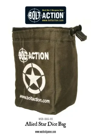 Laatste Kans Bolt Action Allied Star Dice Bag Figuur spellet