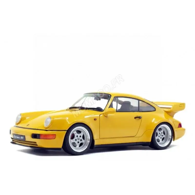 Porsche 964 3.8 rs 1990 geel Miniatuur Betaalbaar