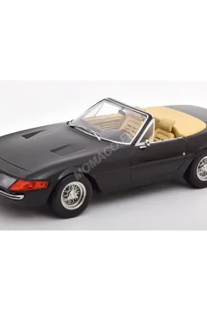 Snelle Levering Ferrari 365 gts daytona spyder 1969 zwart "us - miami vice" Miniatuur