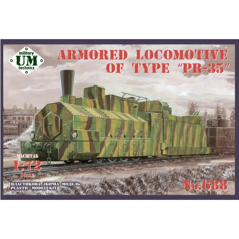 Goedkoop Armored locomotive of type PR-35 Schaalmodel