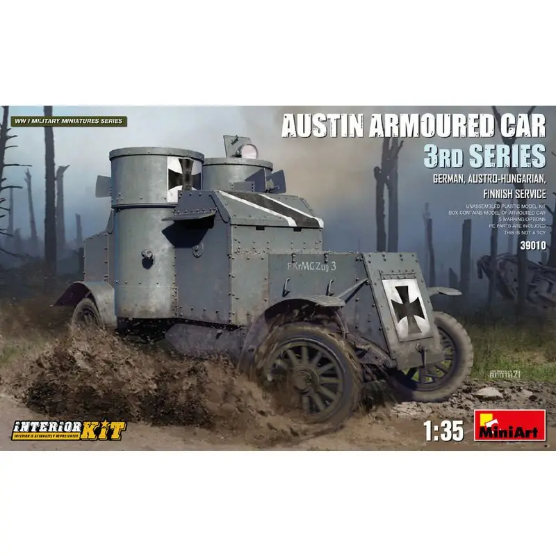 Austin Armoured Car 3rd Series:Germ,Austro-Hungar,Finnish Servi.InteriorKit Schaalmodel Must-Have