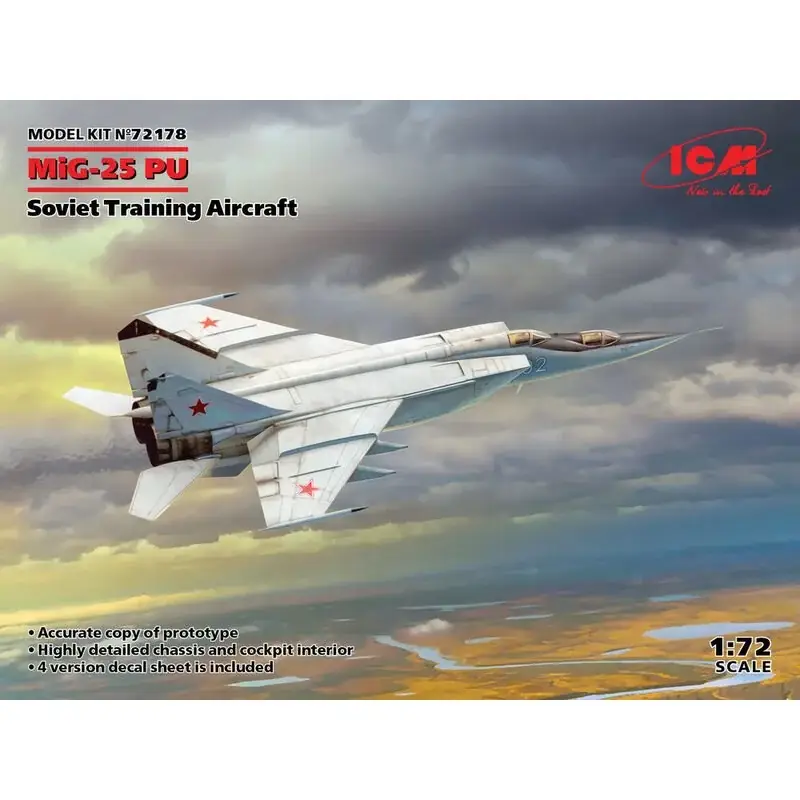 Bestseller MiG-25PU, Soviet Training Aircraft Schaalmodel