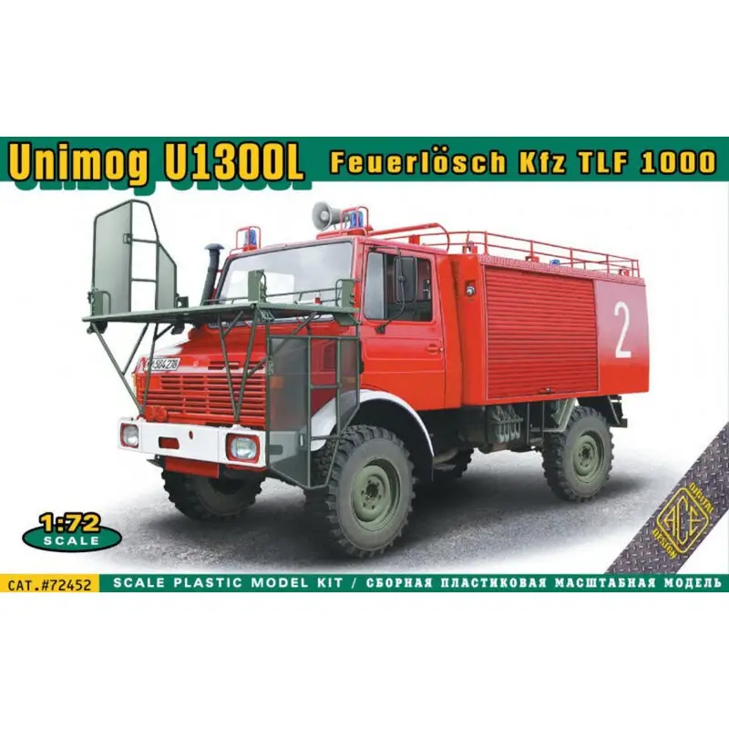Unimog U1300L Feuerlosch Kfz TLF1000 Schaalmodel Speciale Aanbieding