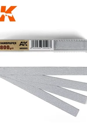 Op = Op Schuurpapier korrel 800 (droog)