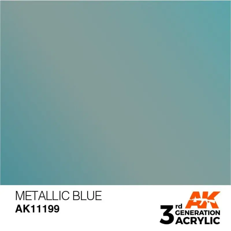 Metaalblauw - metaalkleur Acrylverf Aanbieding