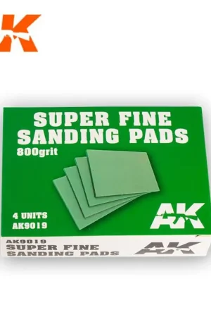 Finale Uitverkoop Super fijn schuurblokken 800 grit. 4 eenheden.