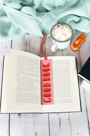 BOEKENWIJZER / GOED BOEK 5x17.5cm, met rubberen tape Rechtstreeks Van De Fabrikant