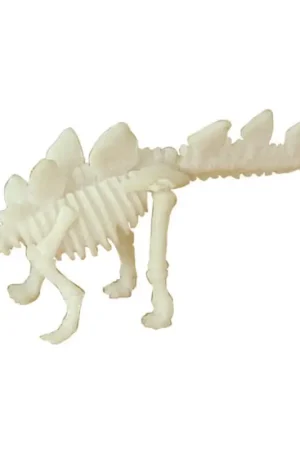 MINI DINOSAURUS SKELET om te krabben (L10cm) in een DINOSAURUS KLAUW 6.5x6.5x3cm Exclusieve Aanbieding