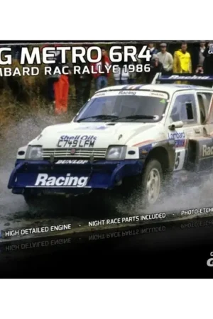 Betaalbaar MG METRO 6R4,Lombard RAC Rallye 1986 Schaalmodel
