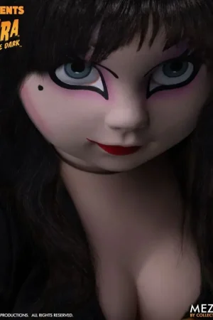 Elvira meesteres van de duisternis Living Dead Dolls pop Elvira 25 cm Poppe Op = Op