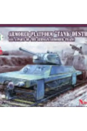 Beperkt Aanbod Armoured Platform Tank Destroyer (als onderdeel van de Duitse pantsertrein) Schaalmodel