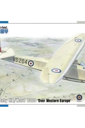 Populair Grunau Baby IIB/Nord 1300 'Over Western Europe' Schaalmodel