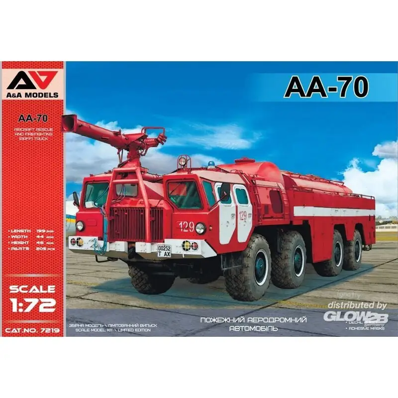 AA-70 Brandweerwagen Schaalmodel Seizoensaanbieding