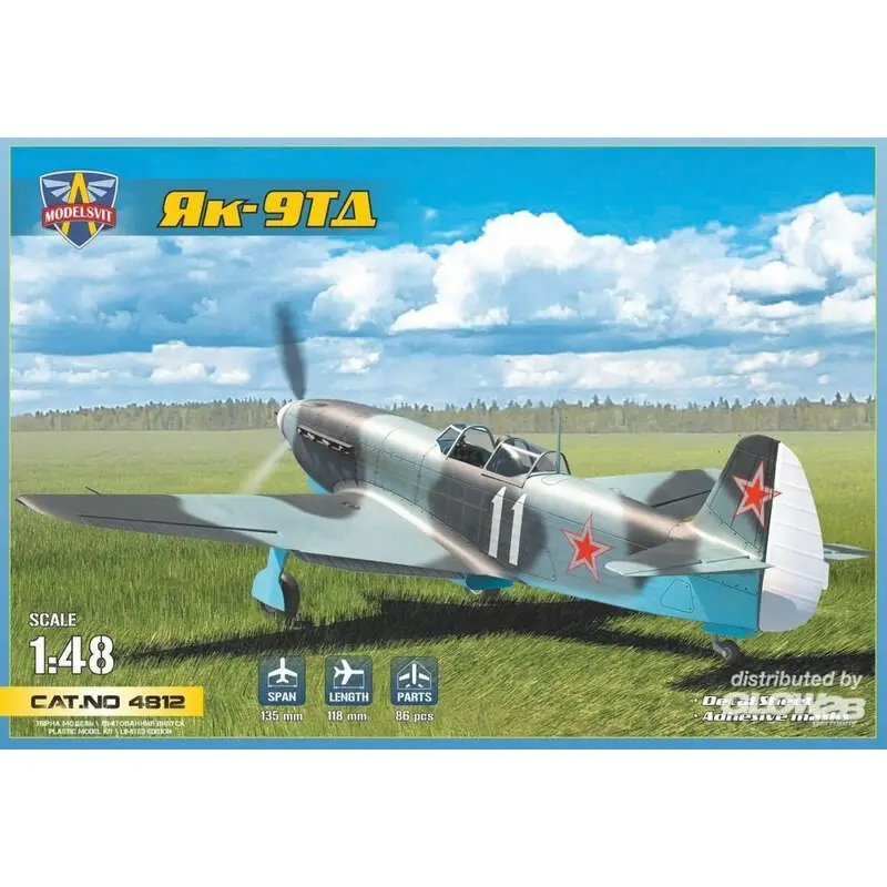 Finale Uitverkoop Yak-9TD Sovjet WWII-jager Schaalmodel