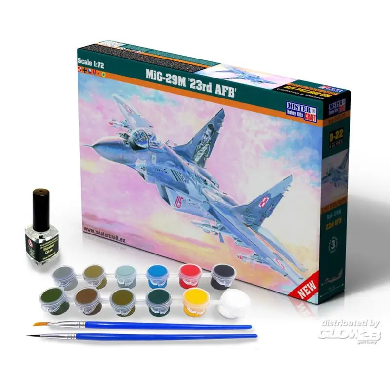 Hete Deal MIG-29M 23e AFB SUPER SET Schaalmodel