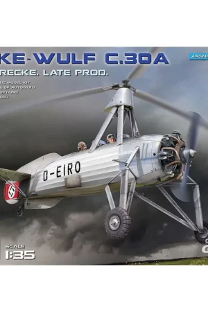 Populair Focke-Wulf FW C.30A sprinkhaan. Late Prod Schaalmodel