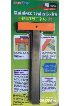 Roestvrij T-liniaal L-maat Acrylverf Must-Have