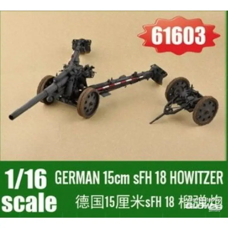 Fabrieksprijs DUITS 15 cm SFH 18 HOWITZER Schaalmodel