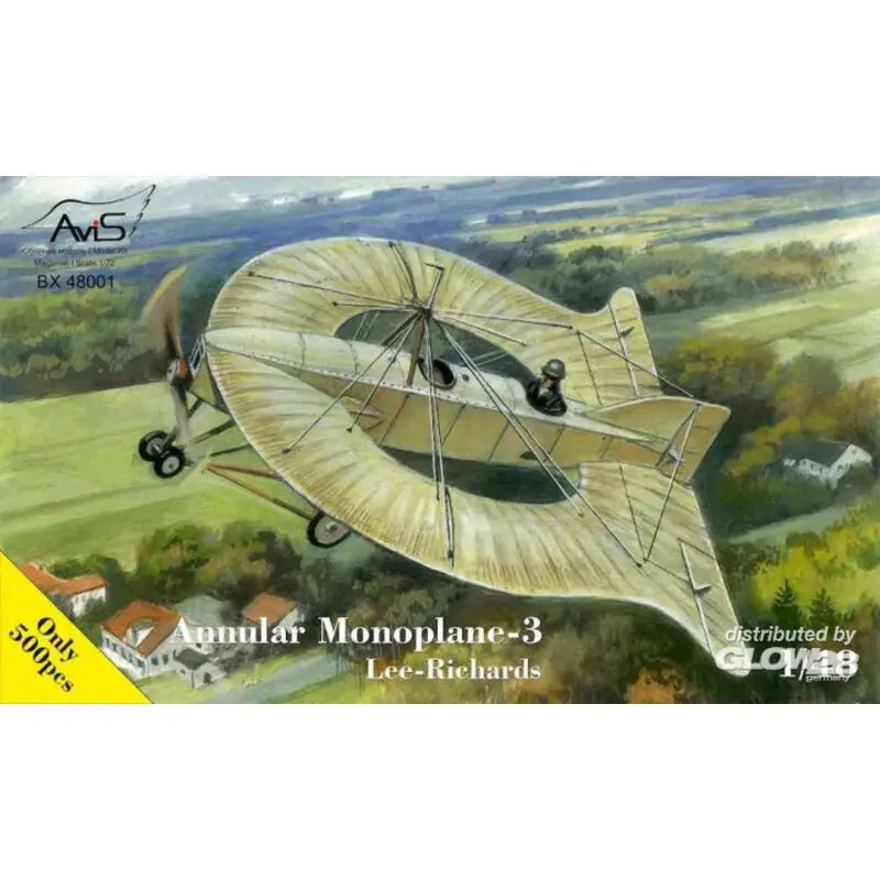 Lee-Richards Ringvormige Monoplane-3 Schaalmodel Exclusieve Aanbieding