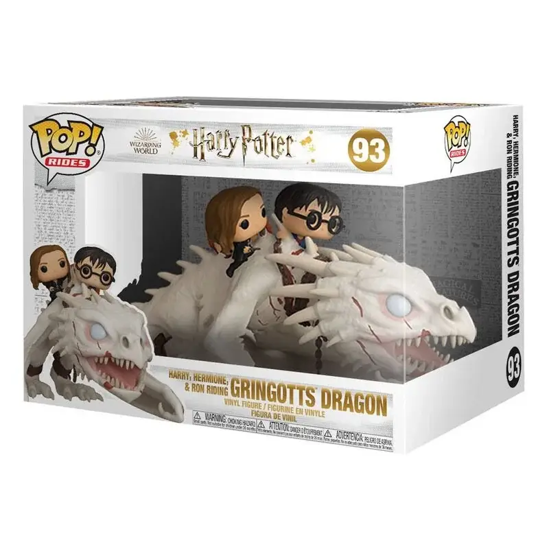 Laatste Kans Harry Potter POP! Rides Vinyl figure Dragon w / Harry, Ron, & Hermione 15 cm Pop figur
