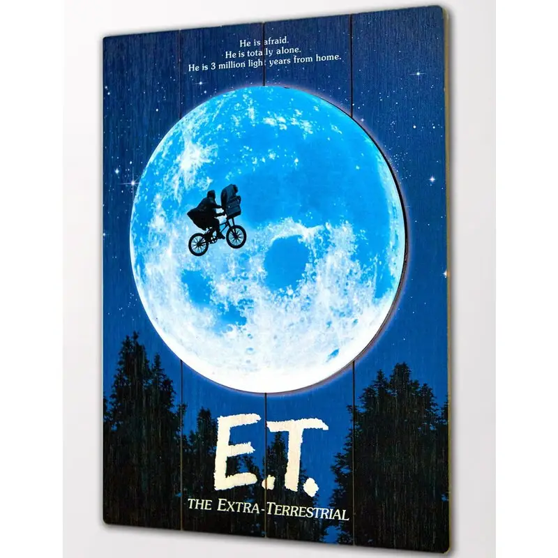 EN de extra-terrestrial houten foto WoodArts 3D The Extra-Terrestrial 30 x 40 cm Poster Populair