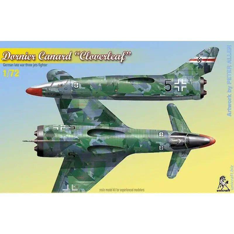Finale Uitverkoop Dornier Canard "Cloverleaf", Duitse driemotorige straaljager van het jaar 1944 Schaalmodel