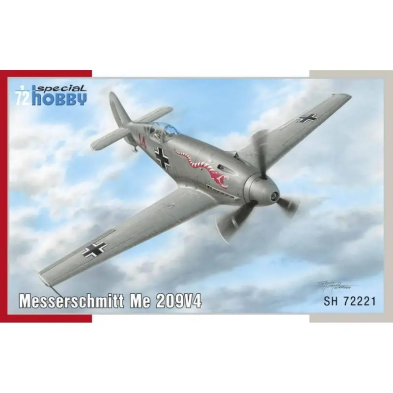Messerschmitt Me 209V-4 Schaalmodel Beperkte Voorraad