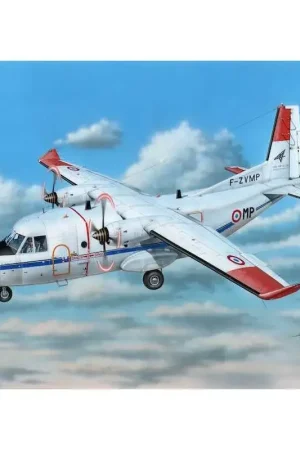 Casa C-212-300 Frankrijk.Stickers voor 4 vlakken: C-212-300 Aviocar F-ZVMP, c / n 378, Test Flight Center, Armée de l'Air.Jan Lage Prijs