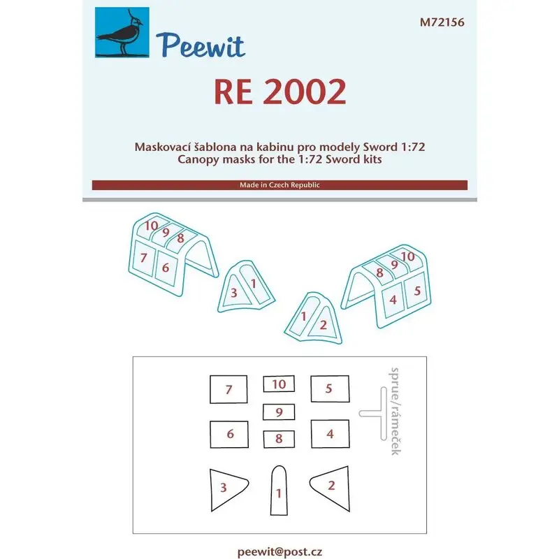 Fabrieksprijs Reggiane Re.2002 (ontworpen om te worden gebruikt met Sword-sets) Accessoire
