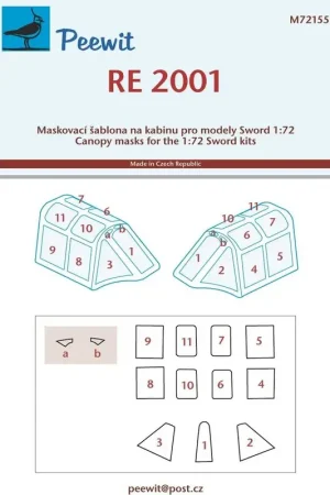 Reggiane Re.2001 (ontworpen om te worden gebruikt met Sword-sets) Accessoire Bestseller