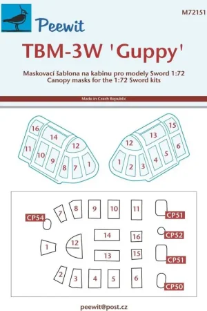 Seizoensaanbieding Grumman TBM-3W 'Guppy' (ontworpen om te worden gebruikt met Sword-sets) Accessoire