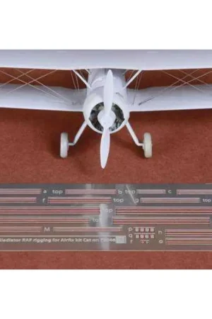 Rechtstreeks Van De Fabrikant Gloster Gladiator Mk.I / Mk.II rigging set (ontworpen om te worden gebruikt met Airfix-kits)