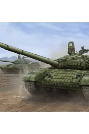 Sovjet T-72B1 MBT (met reactief harnas van kontakt-1).T-72 is een Sovjet tweede generatie gevechtstank die in 1970 in productie Shop Nu