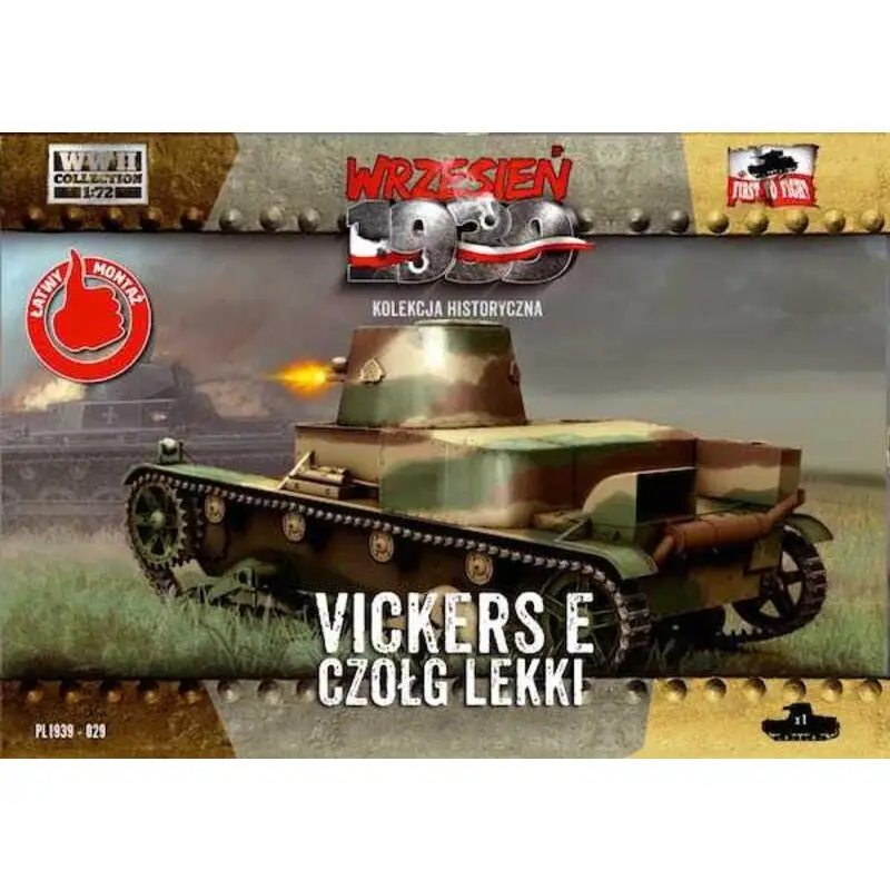 Bestseller FTF Vickers enkel torentje Schaalmodel