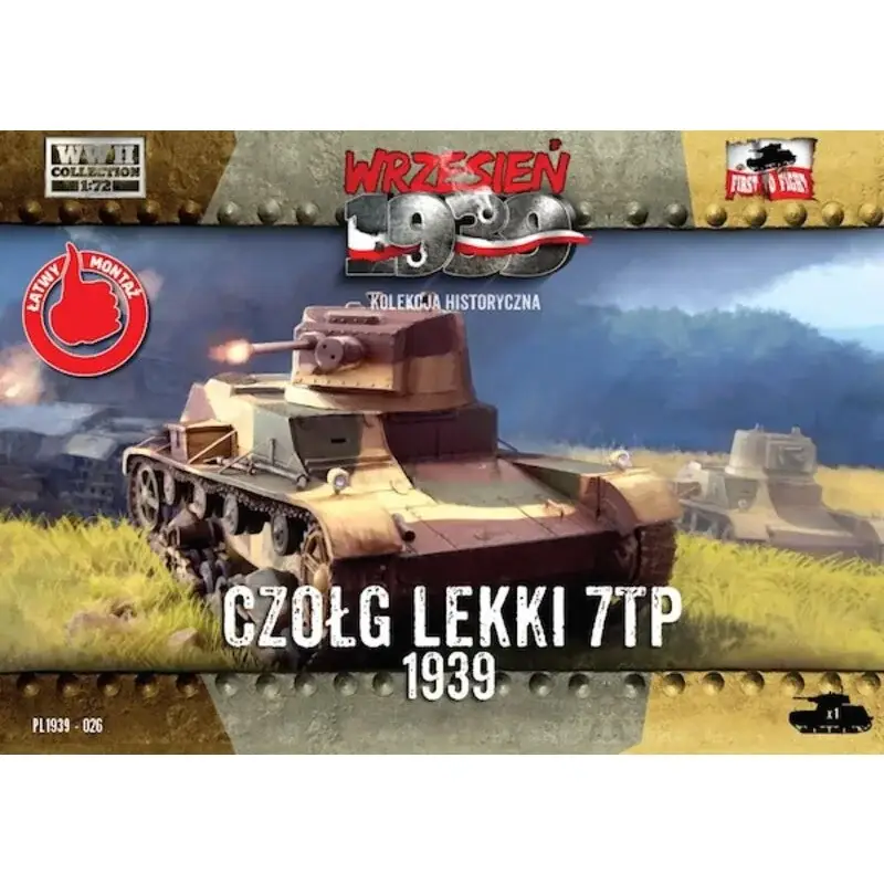 Poolse 7TP Single Turret Polish Light Tank Schaalmodel Koop Vandaag