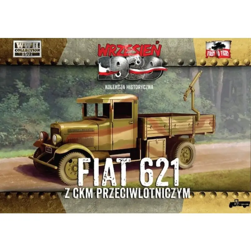 Poolse Fiat 621 met AA machinegeweer Schaalmodel Hete Deal