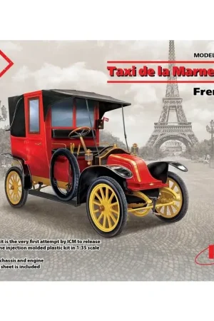 Beperkte Voorraad Taxi de la Marne (1914) Franse auto (100% nieuwe mallen) Schaalmodel