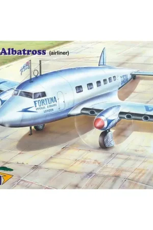 Voordeelprijs de Havilland DH.91 Albatross Imperial Airways bevat vier spruies met spuitgietonderdelen + één frame met heldere delen, een stic