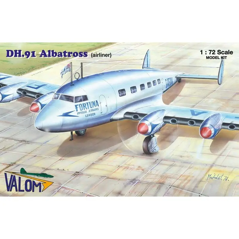Voordeelprijs de Havilland DH.91 Albatross Imperial Airways bevat vier spruies met spuitgietonderdelen + één frame met heldere delen, een stic