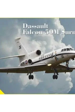 Exclusieve Aanbieding Dassault Falcon 50M Surmar (Franse marine) - 2 stickeropties + PE-blad Schaalmodel