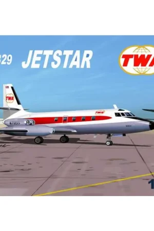 Lockheed L-1342 Jetstar TWA Schaalmodel Fabrieksprijs
