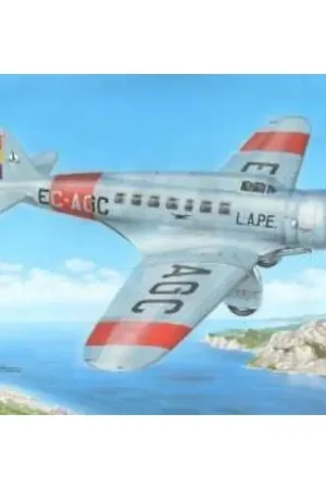 Beperkte Voorraad Northrop Delta 1C Amerikaanse passagiers- en transportvliegtuigen over Spanje -stickers voor c / n 7 geregistreerd EC-AGC, LAPE