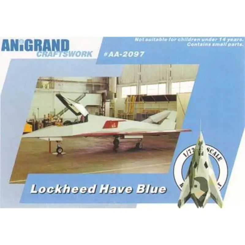 Lage Kosten Lockheed XST Have Blue.Springplank van de F-117A Nighthawk.In 1975 startten de USAF en DARPA een XST-programma om het concept