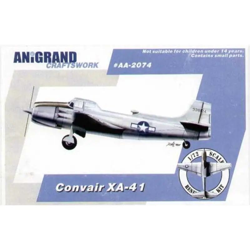 Superprijs Convair XA-41. In 1942, USAAF requested for a single-seat dive bomber design that powered by the new Pratt & Whitney XR4360 engi