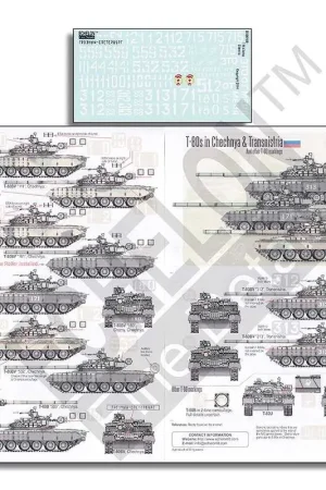 Shop Nu Sovjet-T-80BV in Tsjetsjenië en Transnistrië Decal